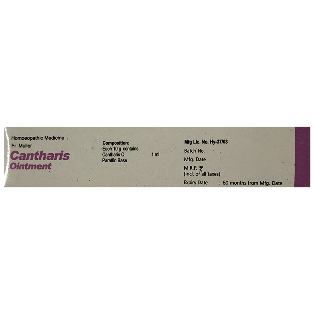 Fr Muller Cantharis Ointment tube of 15 gm Ointment