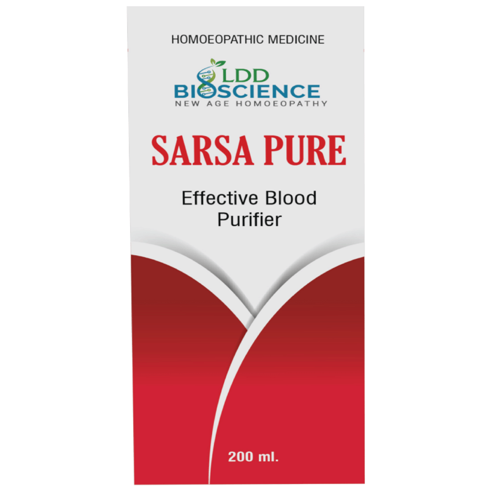 LDD Bioscience Sarsa Pure Blood Purifier Syrup bottle of 200 ml Syrup