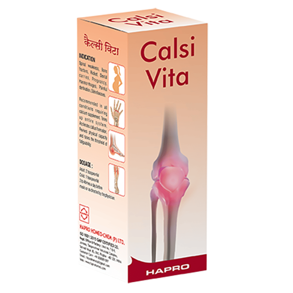 Hapro Calsi Vita Syrup bottle of 120 ml Syrup