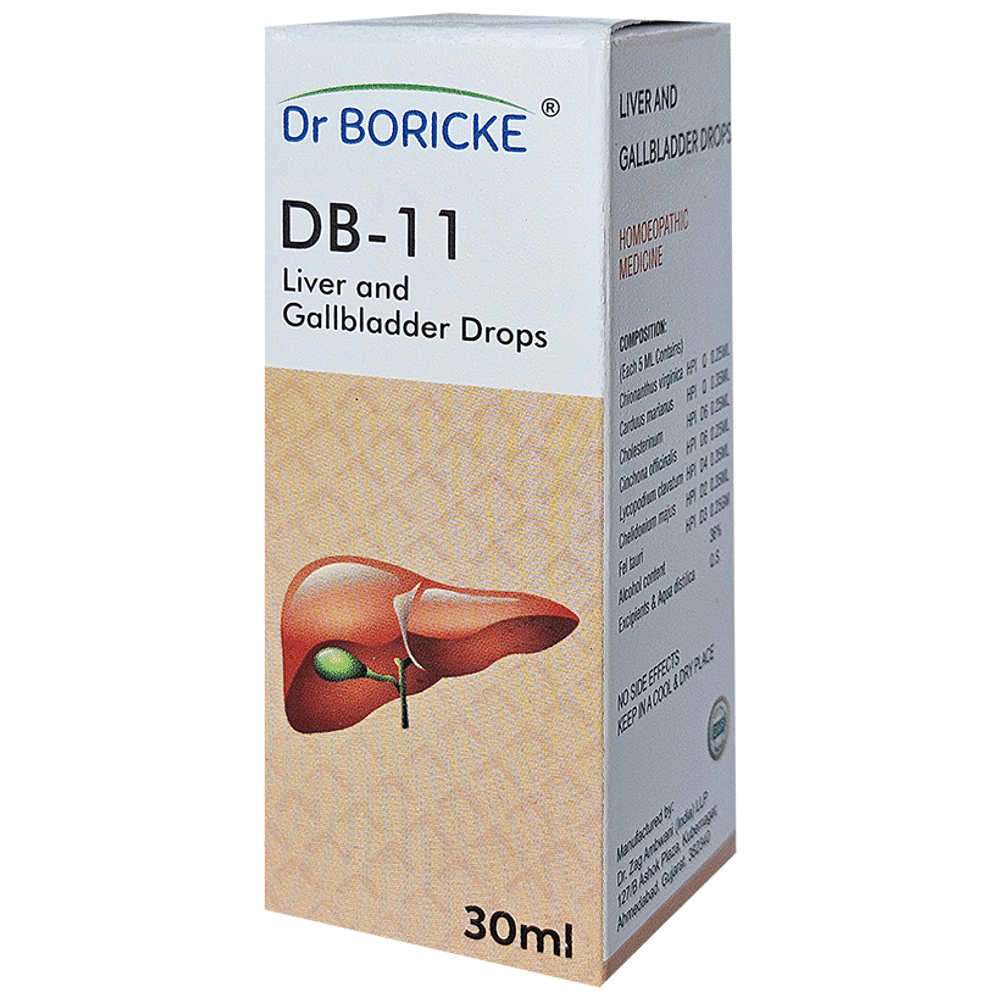 Dr Boricke DB 11 Liver & Gall Bladder Drop bottle of 30 ml Oral Drops