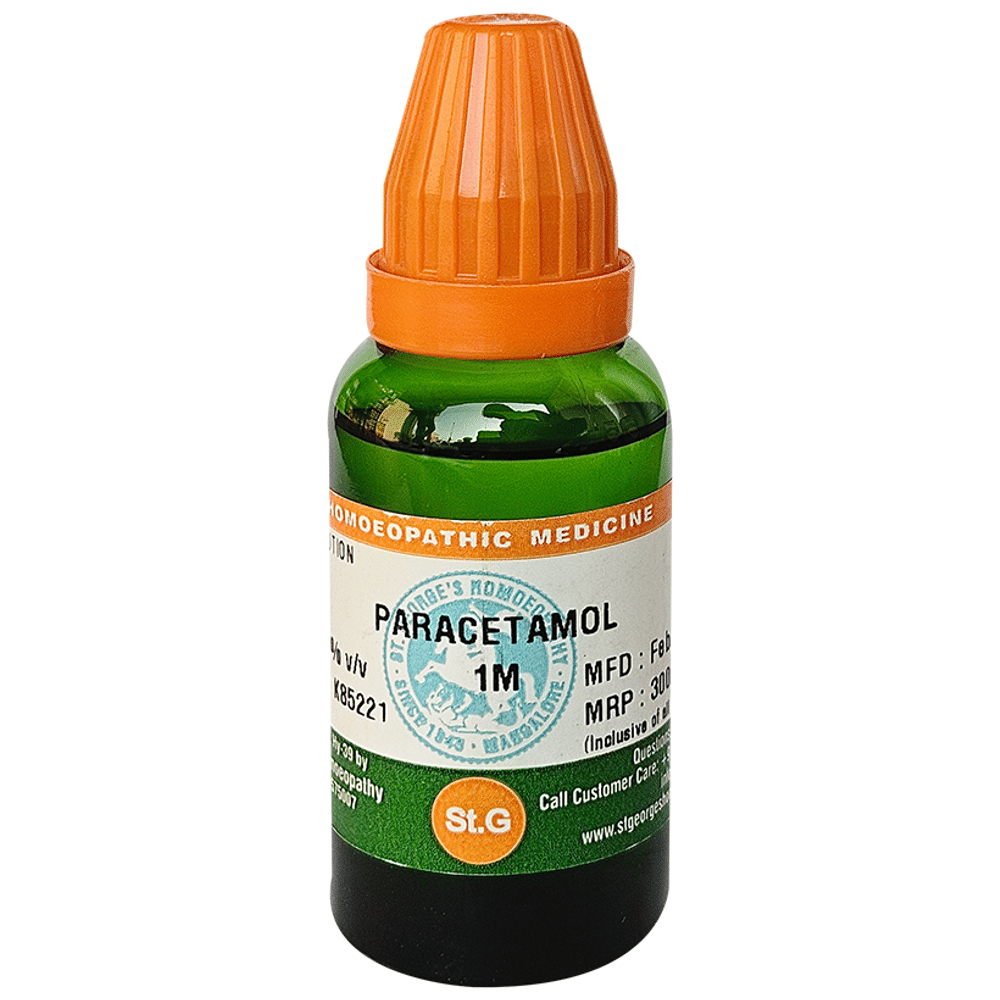 St. George‚Äôs Paracetamol Dilution 1M bottle of 30 ml Dilution