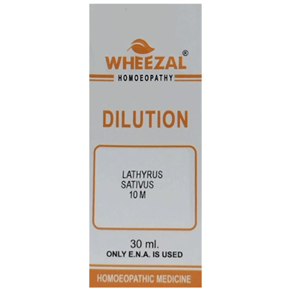 Wheezal Lathyrus Sativus Dilution 10M bottle of 30 ml Dilution