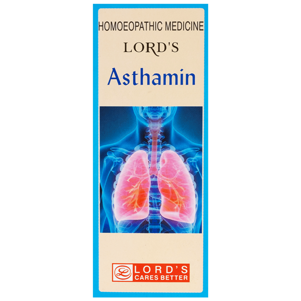 Lord's Asthamin Syrup bottle of 100 ml Syrup