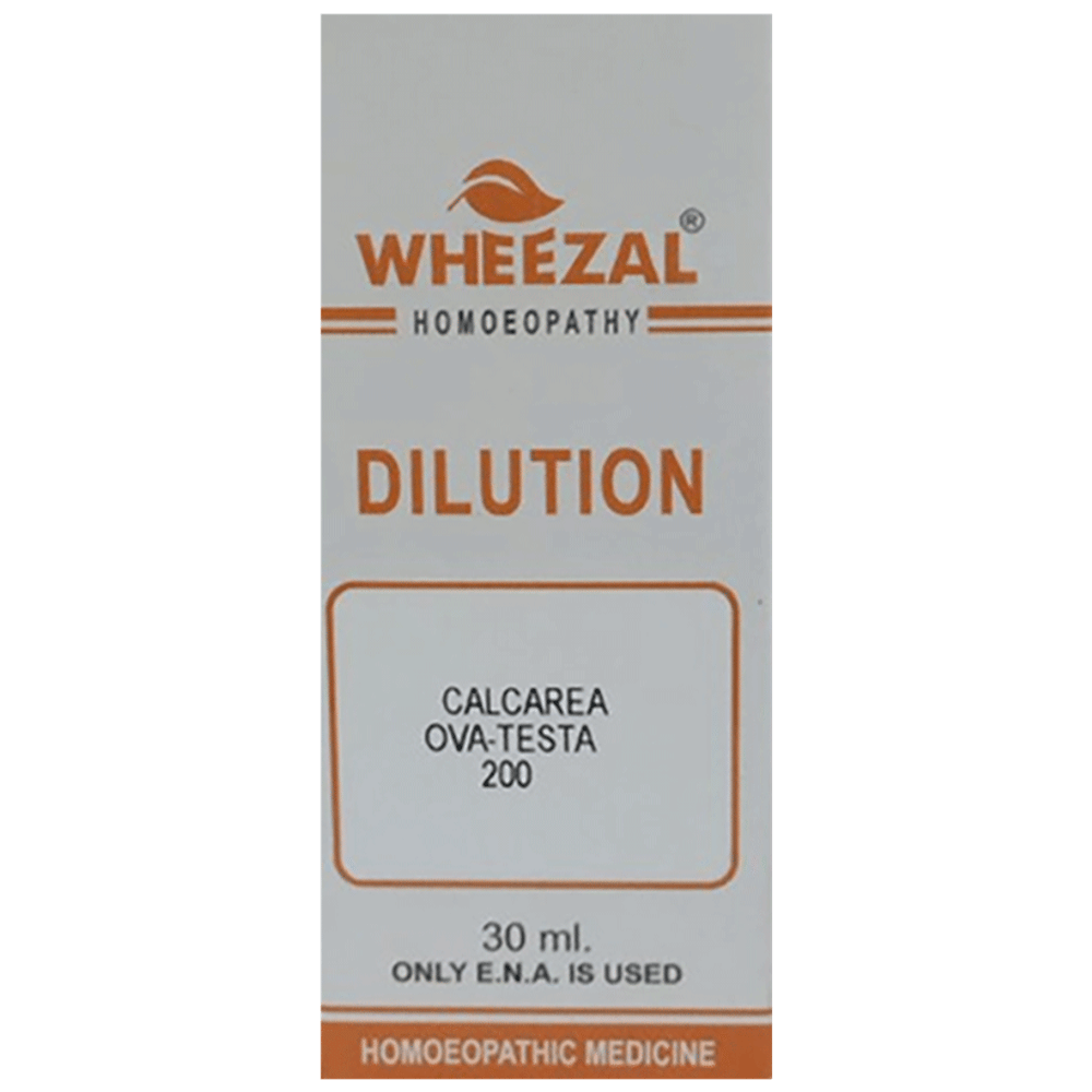 Wheezal Calcarea Ovatesta Dilution 200 bottle of 30 ml Dilution