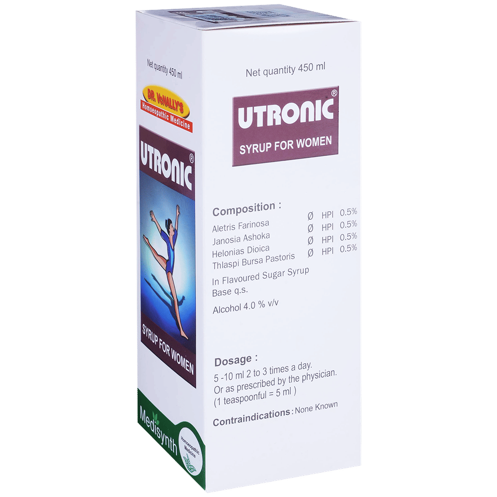 Medisynth Utronic Syrup bottle of 450 ml Syrup Medisynth Utronic Syrup bottle of 450 ml Syrup