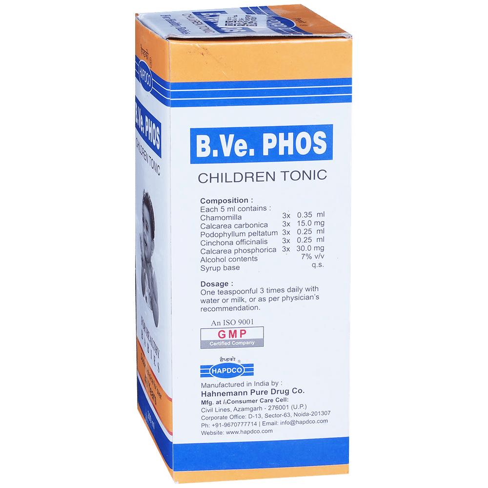 Hapdco B.Ve. Phos Children Tonic bottle of 200 ml Tonic Hapdco B.Ve. Phos Children Tonic bottle of 200 ml Tonic