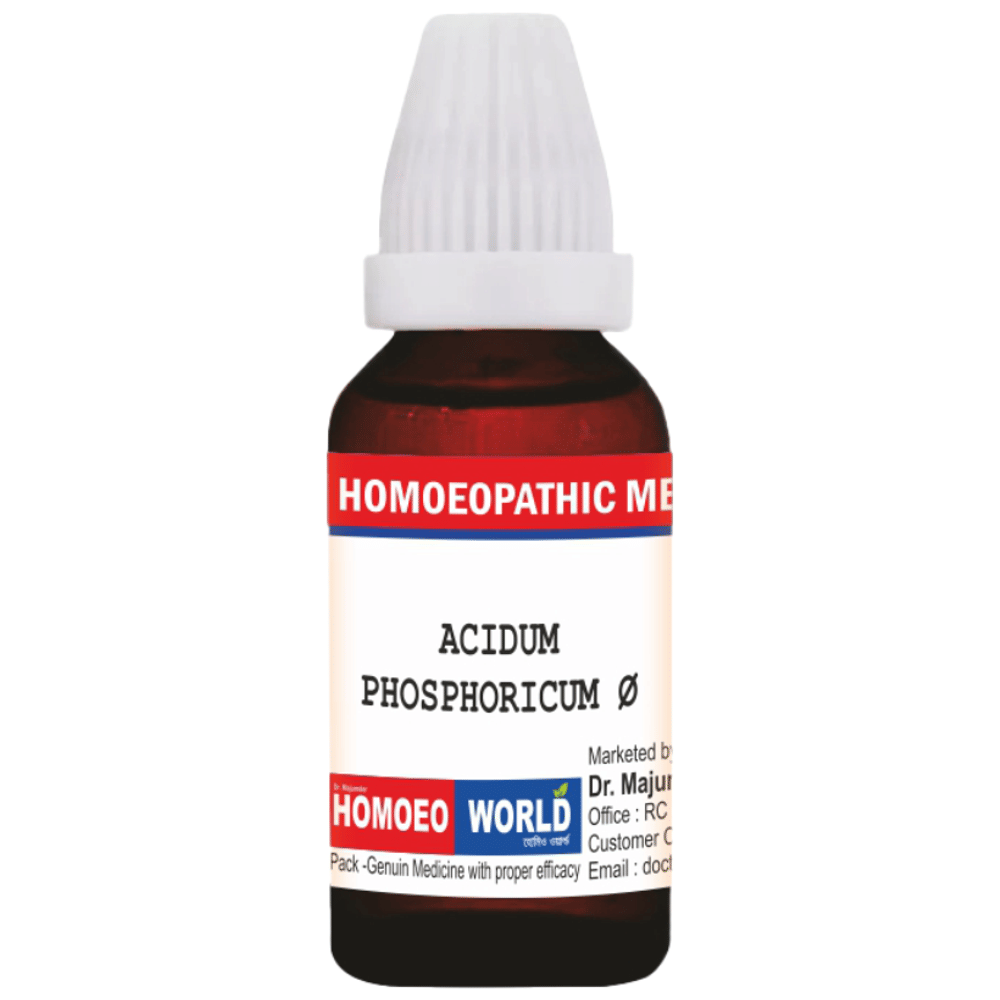 Dr. Majumder Homeo World Acidum Phosphoricum Q Mother Tincture (30 ml Each) box of 1 Bottle