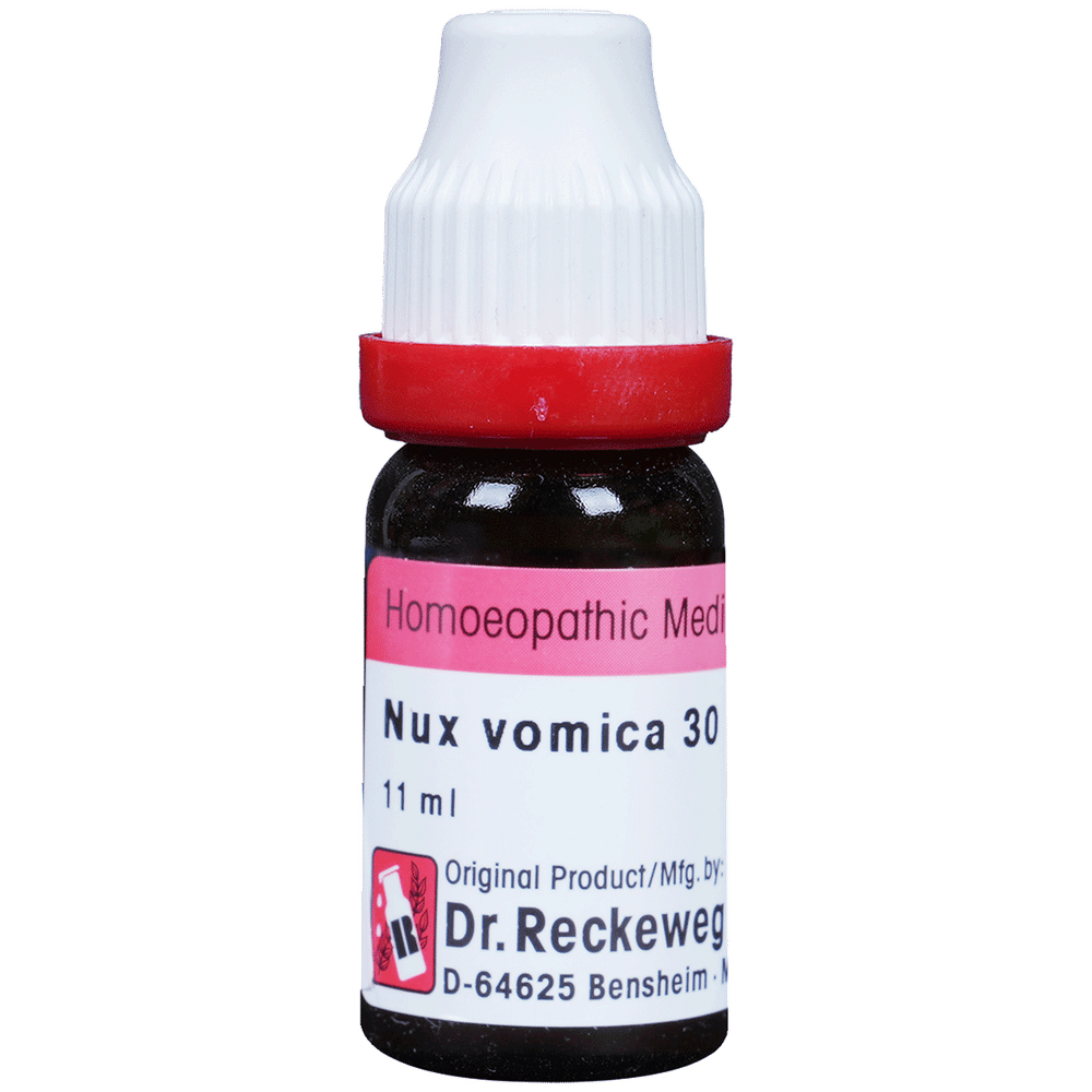 Dr. Reckeweg Nux Vomica Dilution 30 CH bottle of 11 ml Dilution