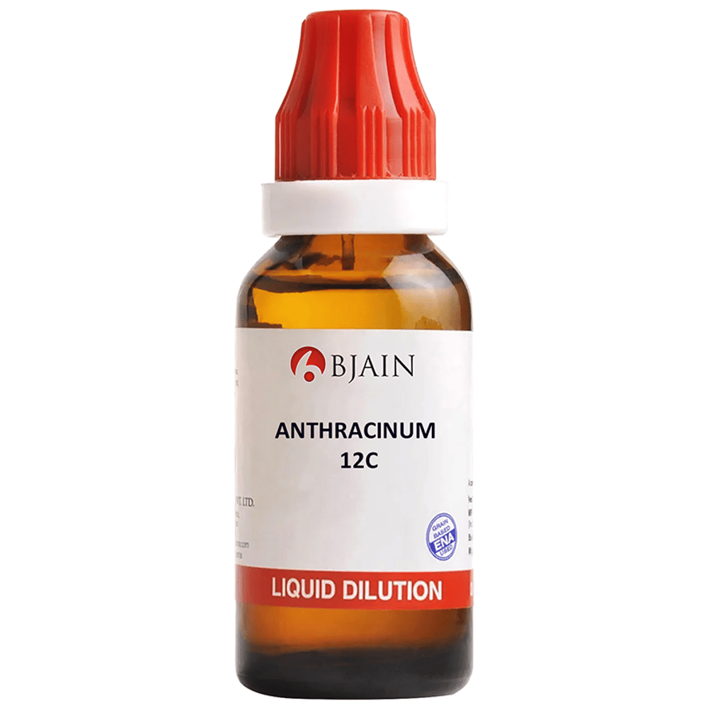 Bjain Anthracinum Dilution 12C bottle of 30 ml Dilution