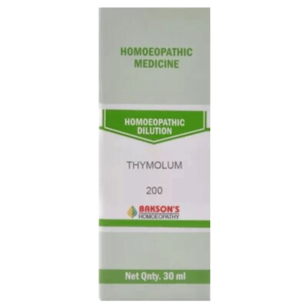 Bakson's Homeopathy Thymolum Dilution 200 bottle of 30 dilutions