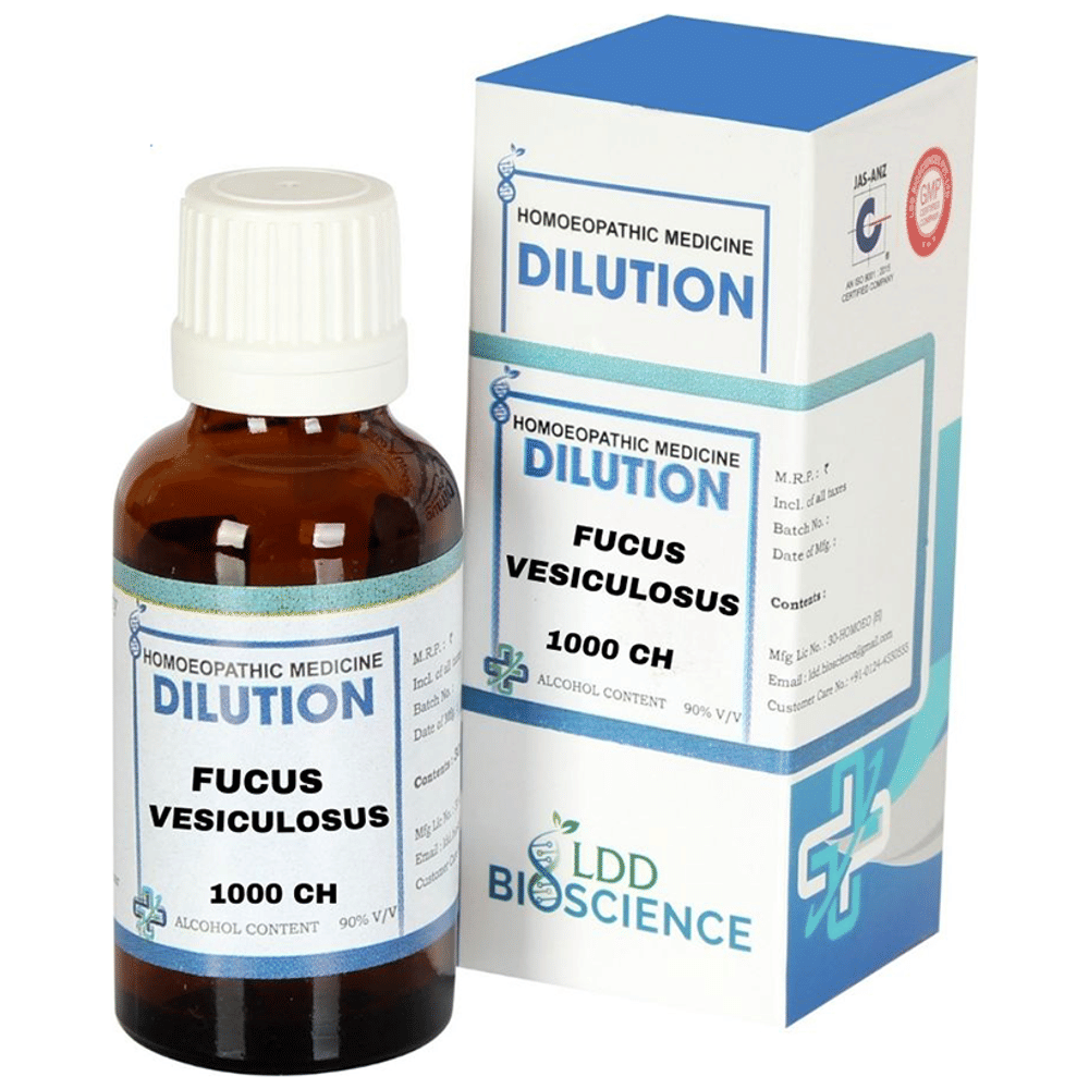 LDD Bioscience Fucus Vesiculosus Dilution 1000 CH bottle of 30 ml Dilution