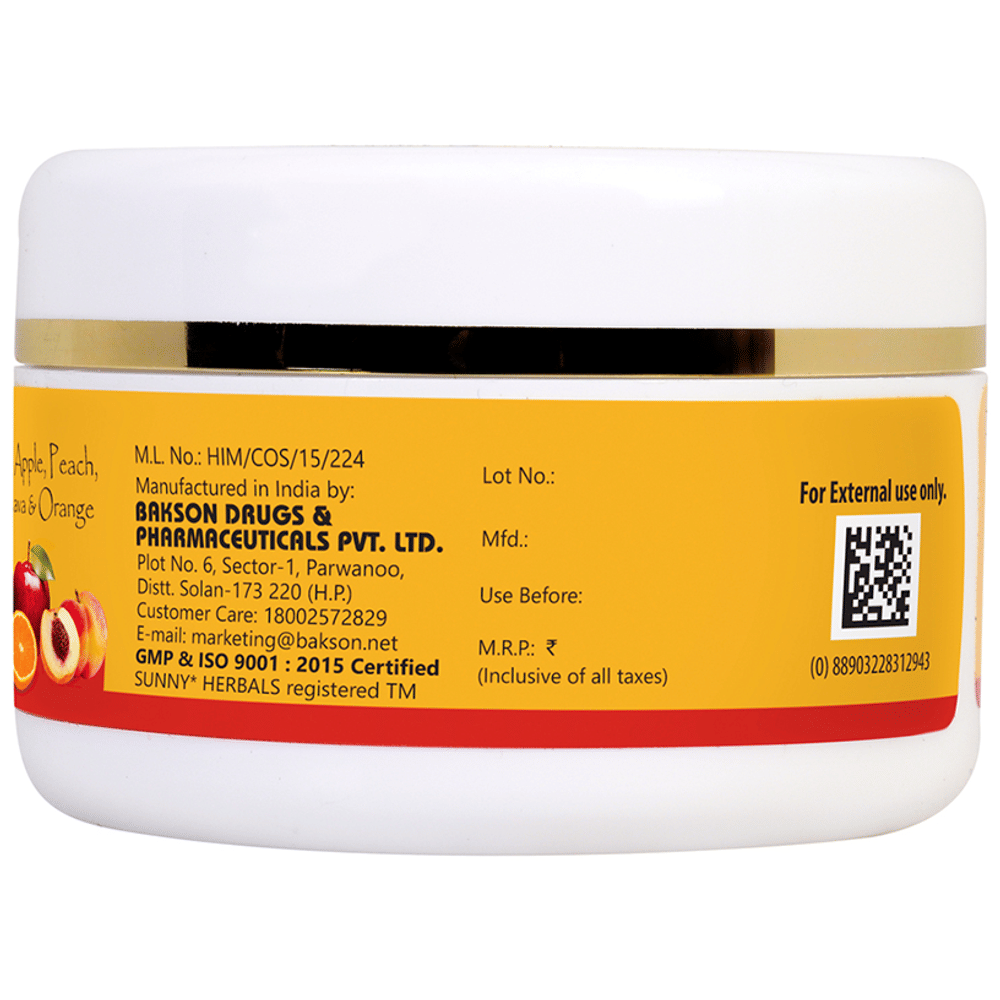 Sunny Herbals Fruit Cream jar of 100 gm Cream Sunny Herbals Fruit Cream jar of 100 gm Cream