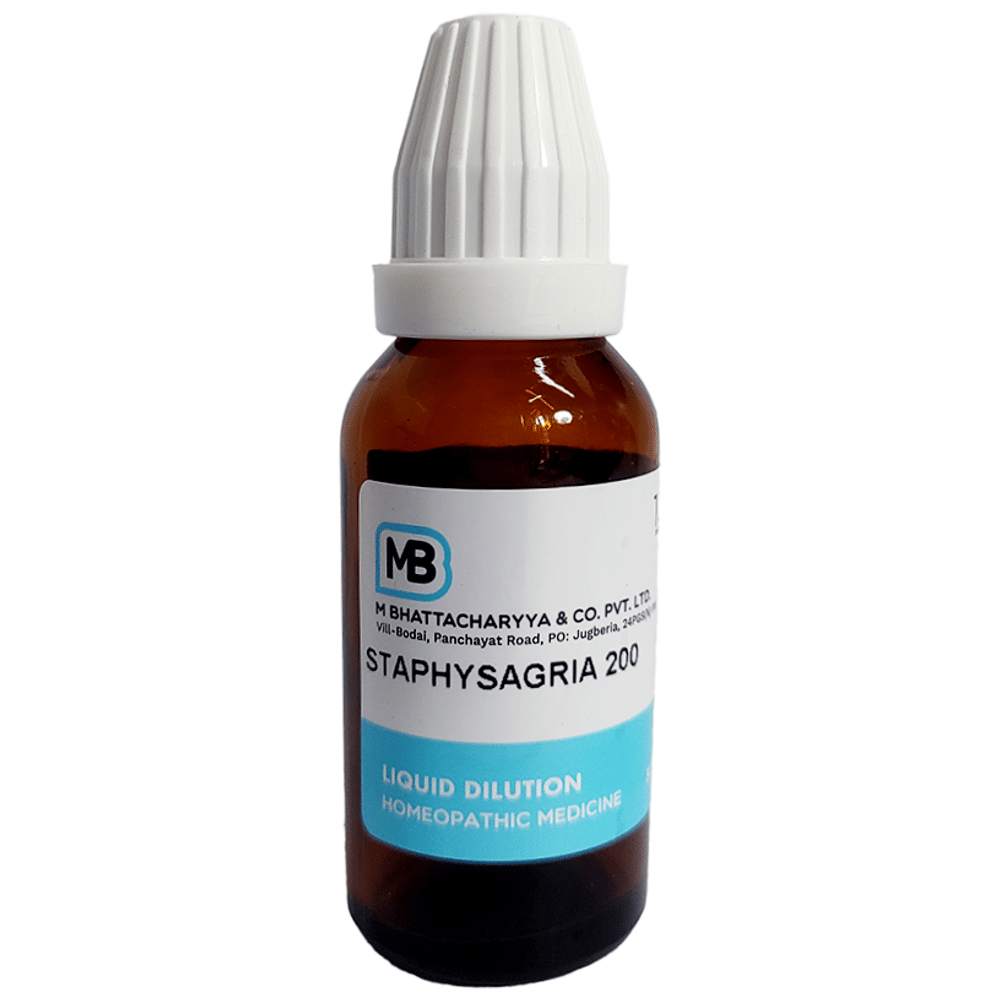 MB Staphysagria Dilution 200 bottle of 30 ml Dilution