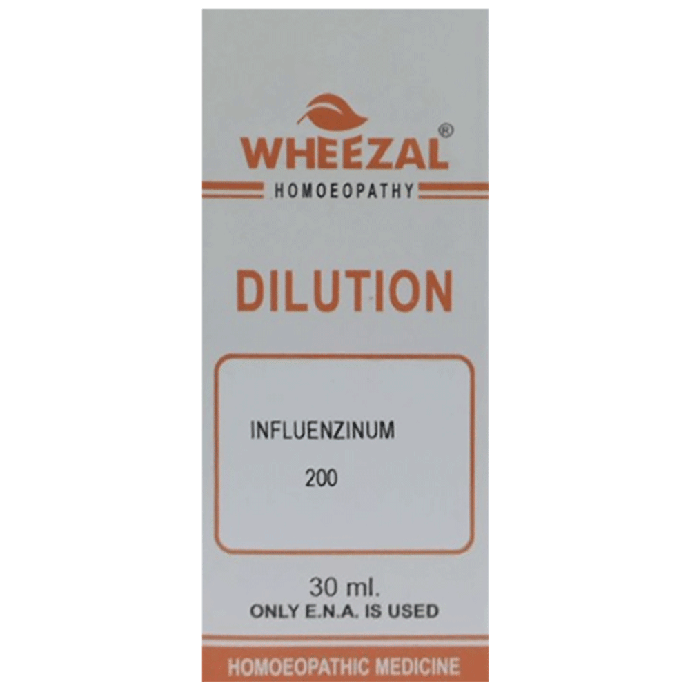 Wheezal Dilution Influenzinum 200 bottle of 30 ml Dilution