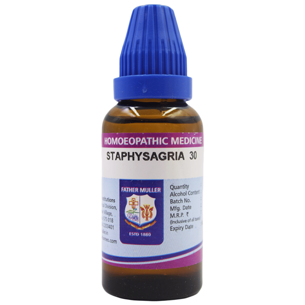 Father Muller Staphysagria Drop 30 bottle of 30 ml Oral Drops