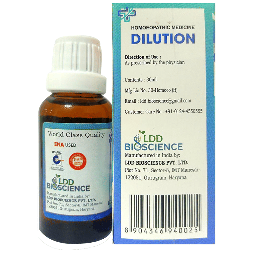 LDD Bioscience Kali Arsenicosum Dilution 1000 CH bottle of 30 ml Dilution
