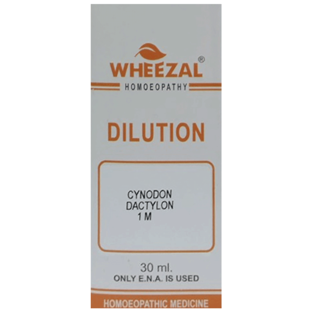 Wheezal Cynodon Dactylon Dilution 1M bottle of 30 ml Dilution