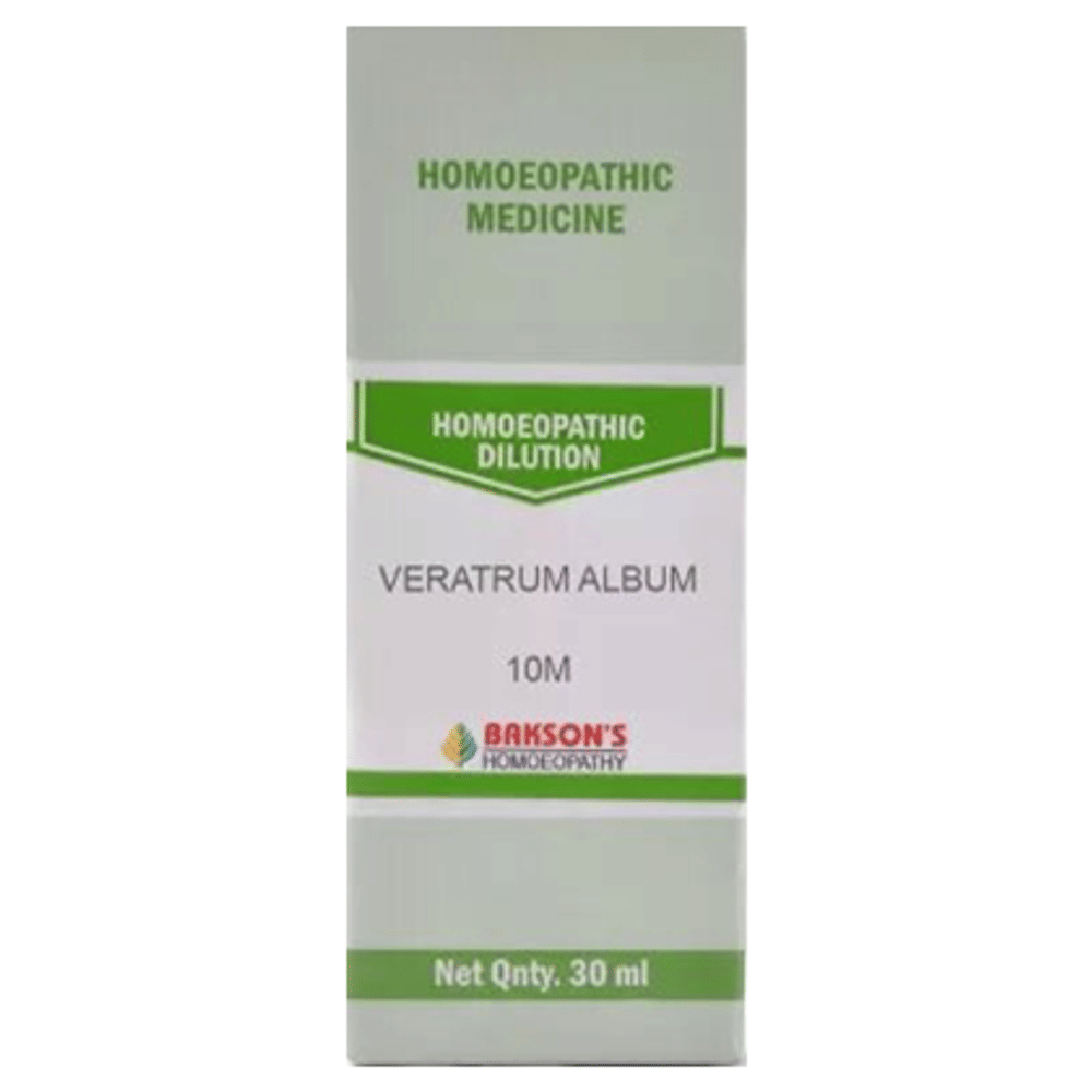 Bakson's Homeopathy Veratrum Album  Dilution 10M bottle of 30 ml Dilution