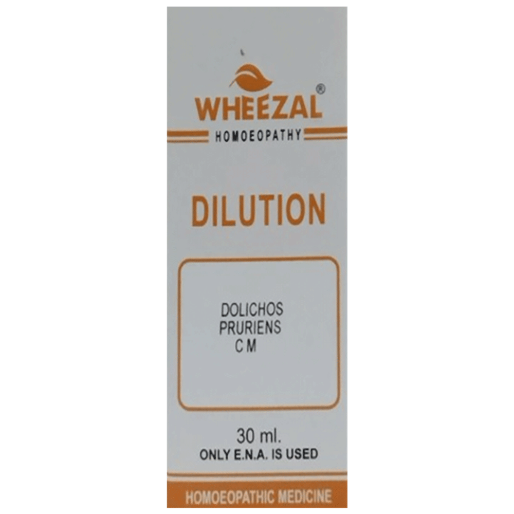 Wheezal Dolichos P. Dilution CM bottle of 30 ml Dilution