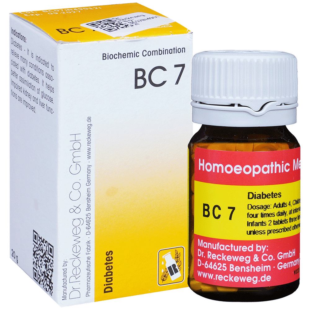 Dr. Reckeweg Bio-Combination 7 (BC 7) Tablet bottle of 20 gm Biocombination Tablet