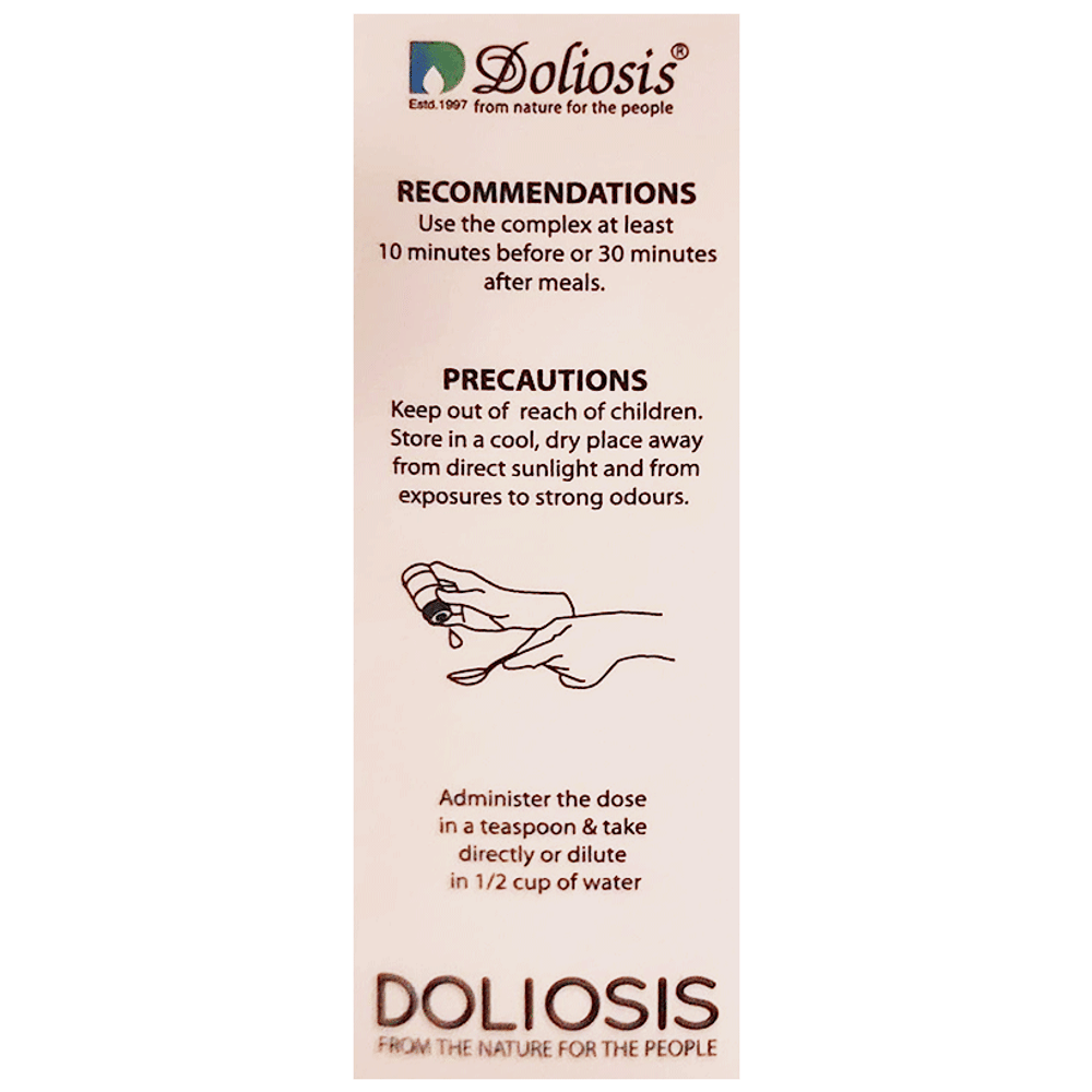 Doliosis D70 Traumin Liquid Complex bottle of 30 ml Drop Doliosis D70 Traumin Liquid Complex bottle of 30 ml Drop