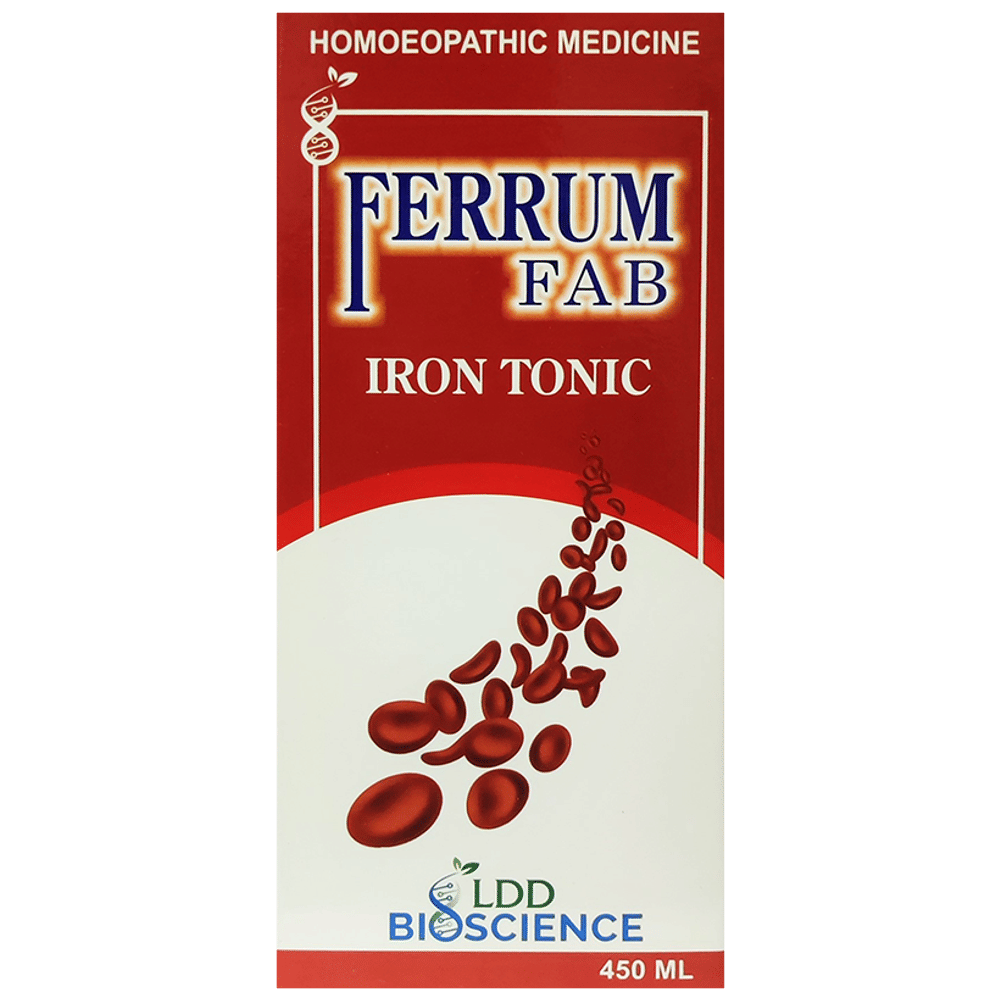 LDD Bioscience Ferrum Fab Iron Tonic bottle of 450 ml Tonic