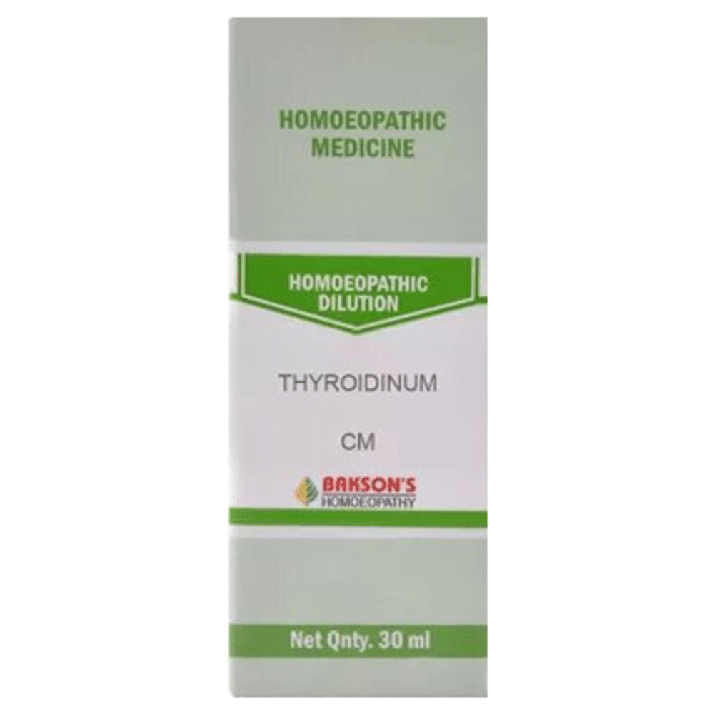 Bakson's Homeopathy Thyroidinum Dilution 200 bottle of 30 ml Dilution
