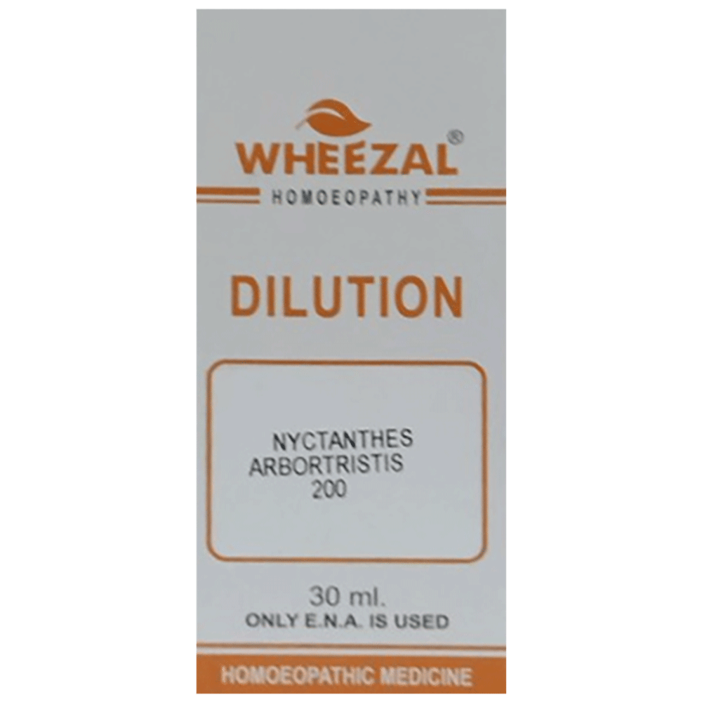 Wheezal Nyctanthes Dilution 200 bottle of 30 ml Dilution