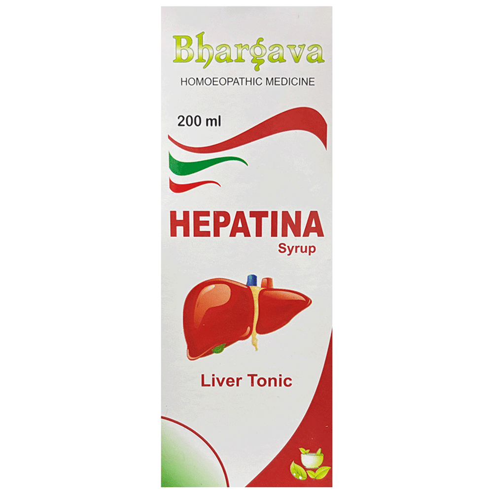 Bhargava Hepatina Syrup bottle of 200 ml Syrup