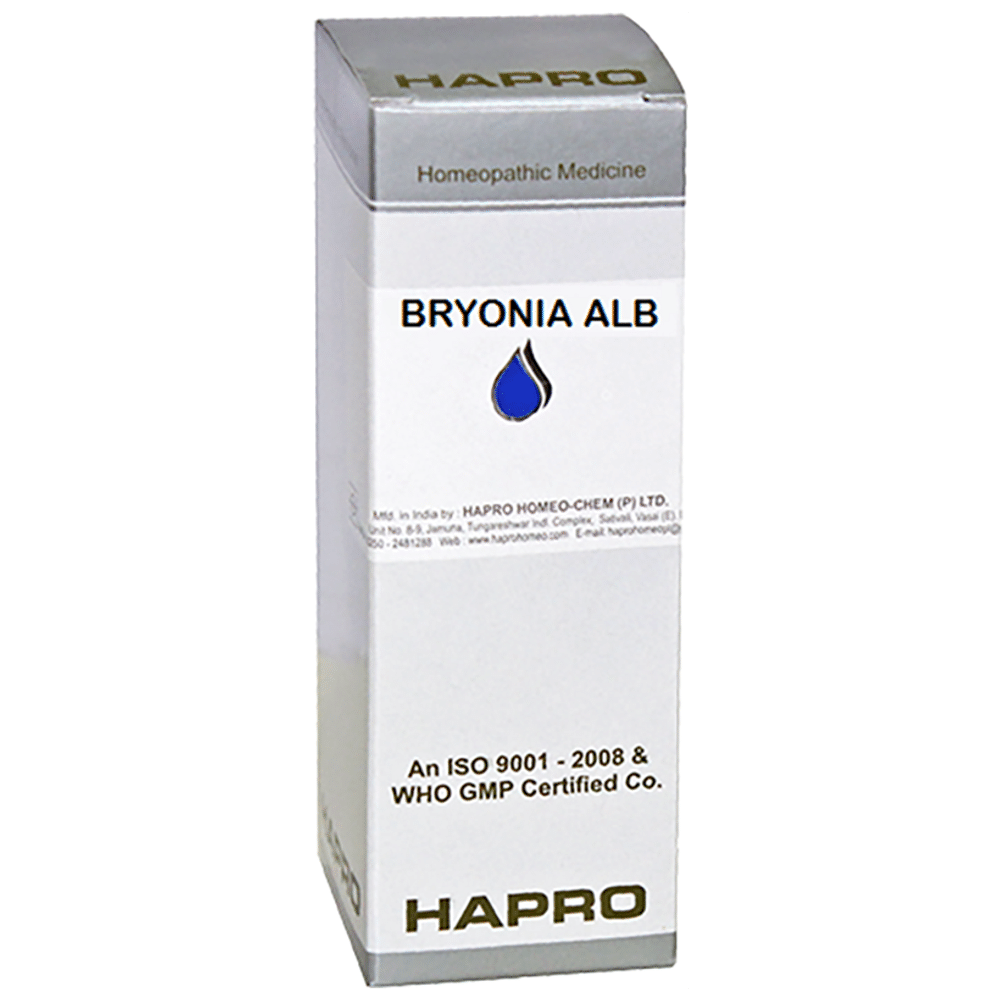 Hapro Bryonia Alb Dilution 50M bottle of 30 ml Dilution