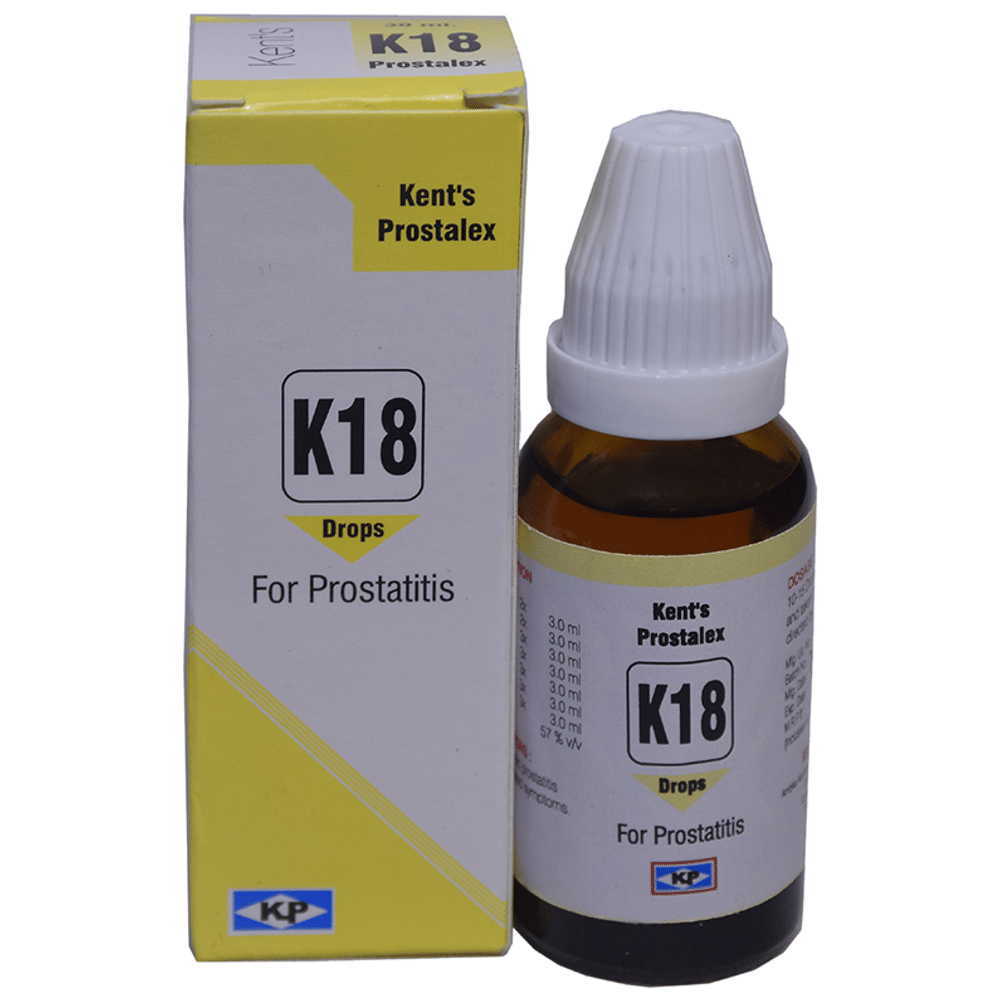 Kent's K18 Prostatitis Oral Drops bottle of 30 ml Oral Drops