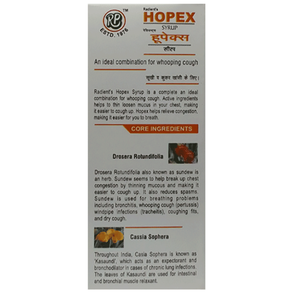 Radient Hopex Syrup bottle of 60 ml Syrup