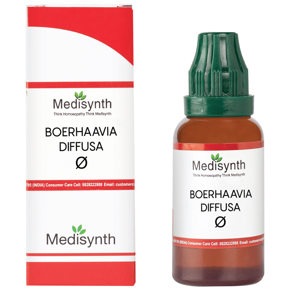 Medisynth Boerhaavia Diffusa Q bottle of 30 ml Mother Tincture
