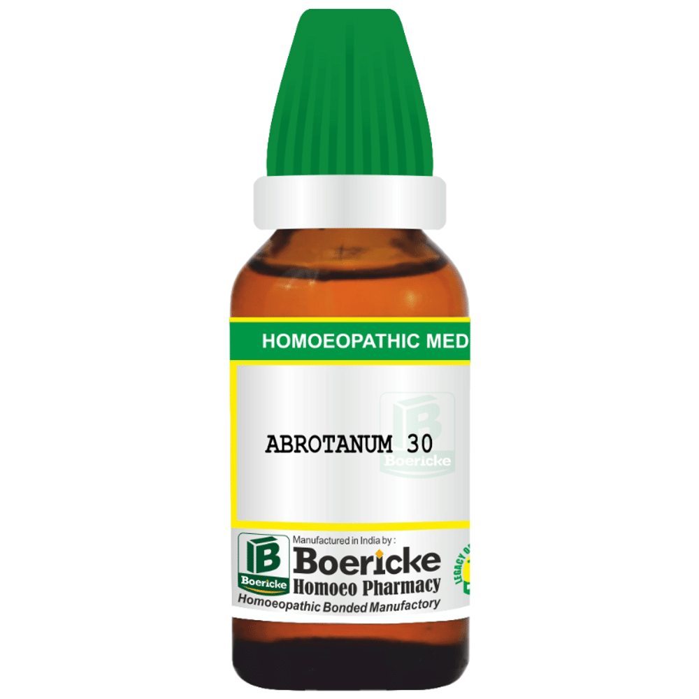 Boericke Abrotanum Dilution (30ml Each) 30 combo pack of 6 bottles