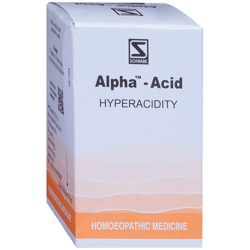 Dr Willmar Schwabe India Alpha - Acid Tablet bottle of 20 gm Tablet