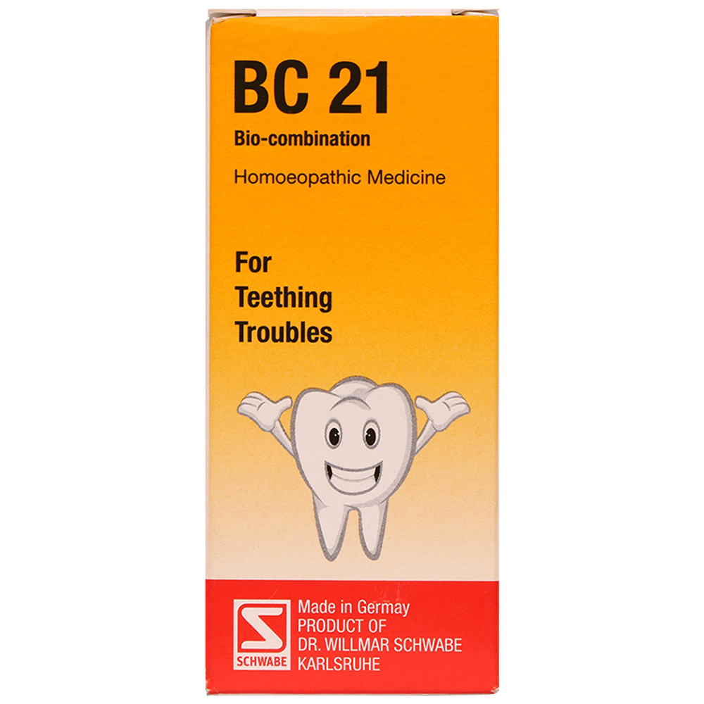 Dr Willmar Schwabe Germany BC 21 Biocombination Tablet bottle of 20 gm Biocombination Tablet