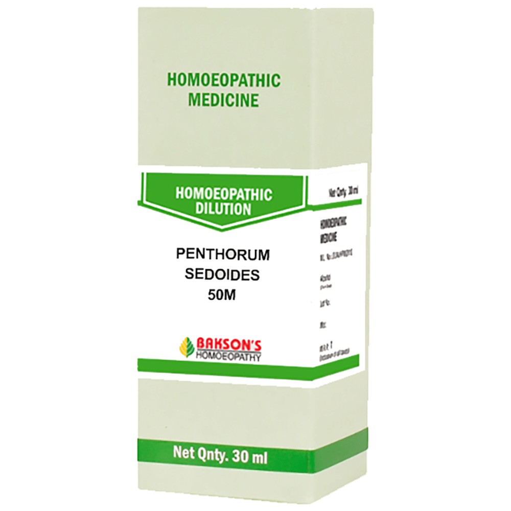 Bakson's Homeopathy Penthorum Sedoides Dilution 50M bottle of 30 ml Dilution Bakson's Homeopathy Penthorum Sedoides Dilution 50M bottle of 30 ml Dilution