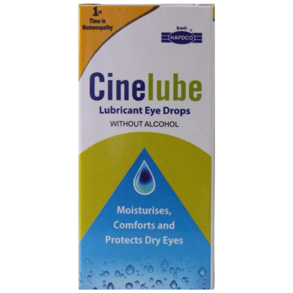 Hapdco Cinelube Lubricant Eye Drop bottle of 10 ml Eye Drop
