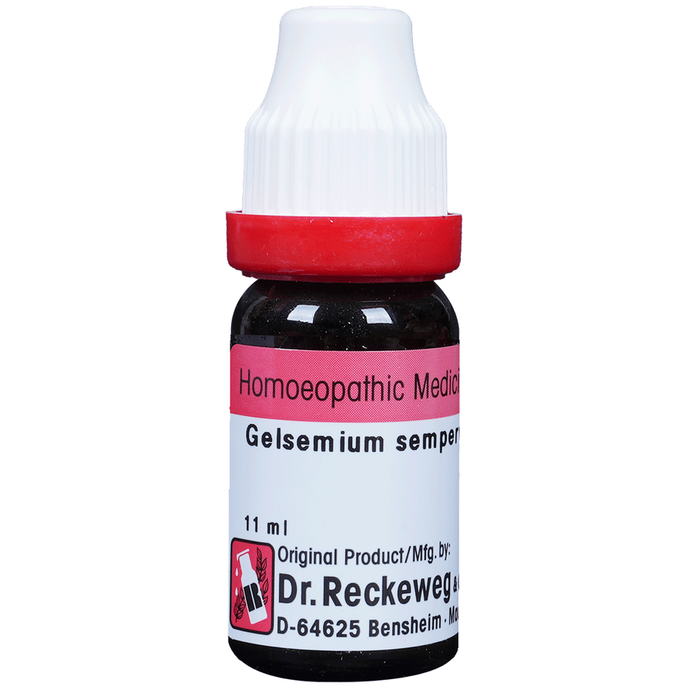 Dr. Reckeweg Gelsemium Sempervirens Dilution 30 CH bottle of 11 ml Dilution