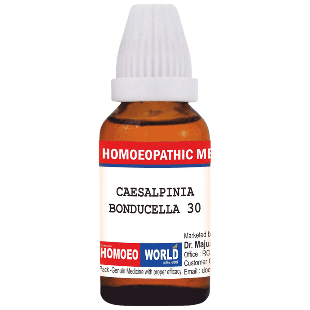 Dr. Majumder Homeo World Caesalpinia Bonducella Dilution (30ml Each) 30 CH box of 1 Bottle