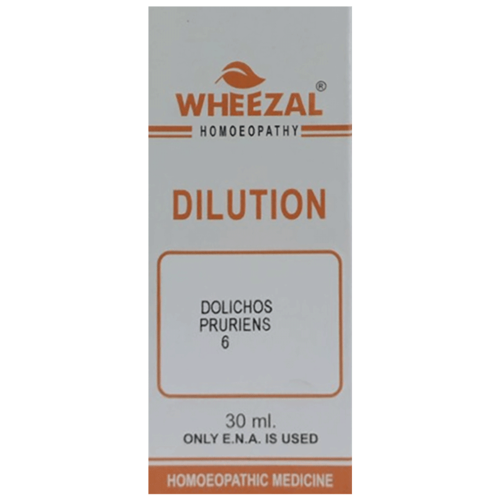 Wheezal Dolichos P. Dilution 6 bottle of 30 ml Dilution