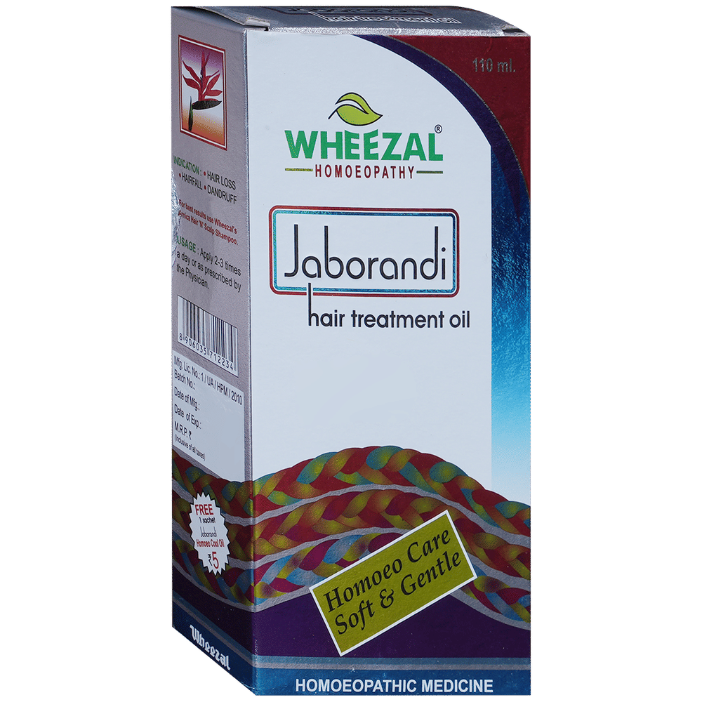 Wheezal Jaborandi Hair Treatment Oil bottle of 110 ml Oil