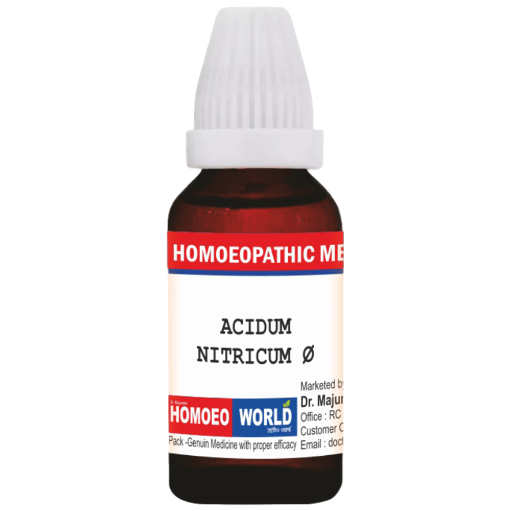 Dr. Majumder Homeo World Acidum Nitricum Q Mother Tincture (30 ml Each) combo pack of 2 bottles