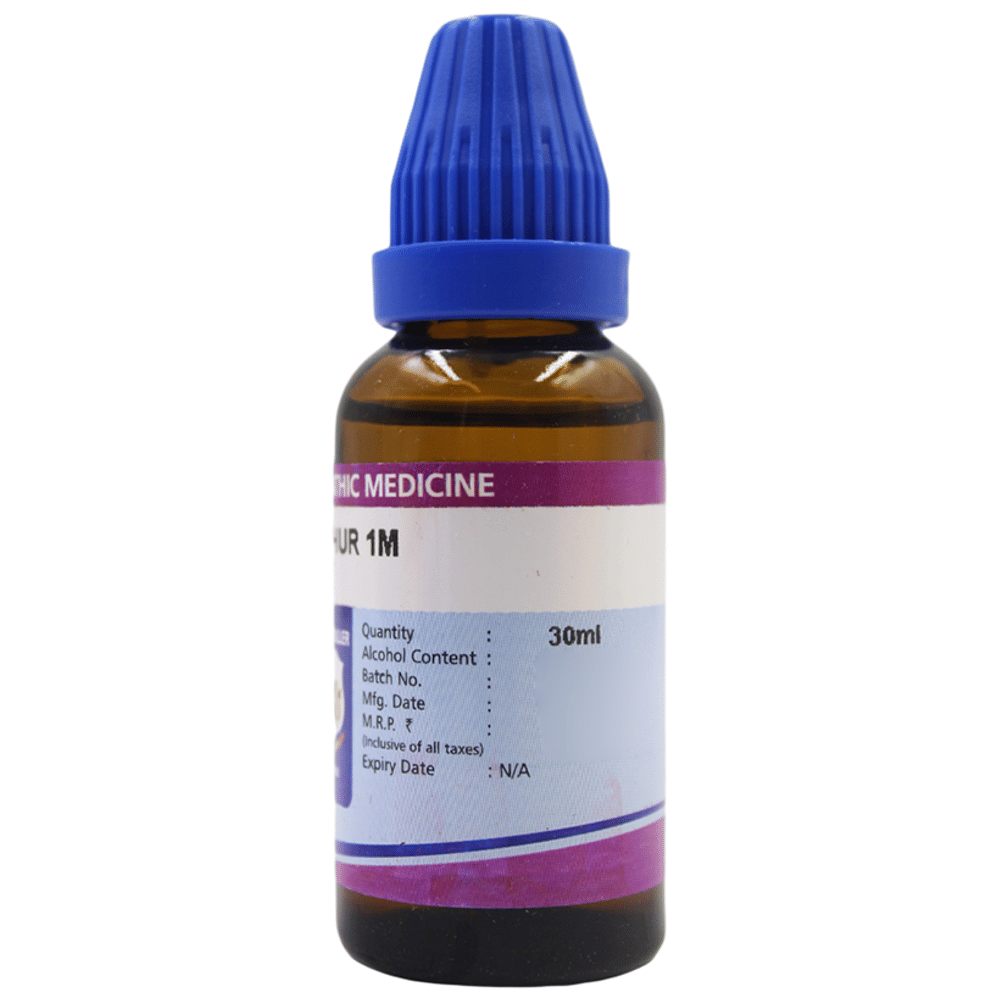 Father Muller Sulphur Drop 1M bottle of 30 ml Oral Drops Father Muller Sulphur Drop 1M bottle of 30 ml Oral Drops