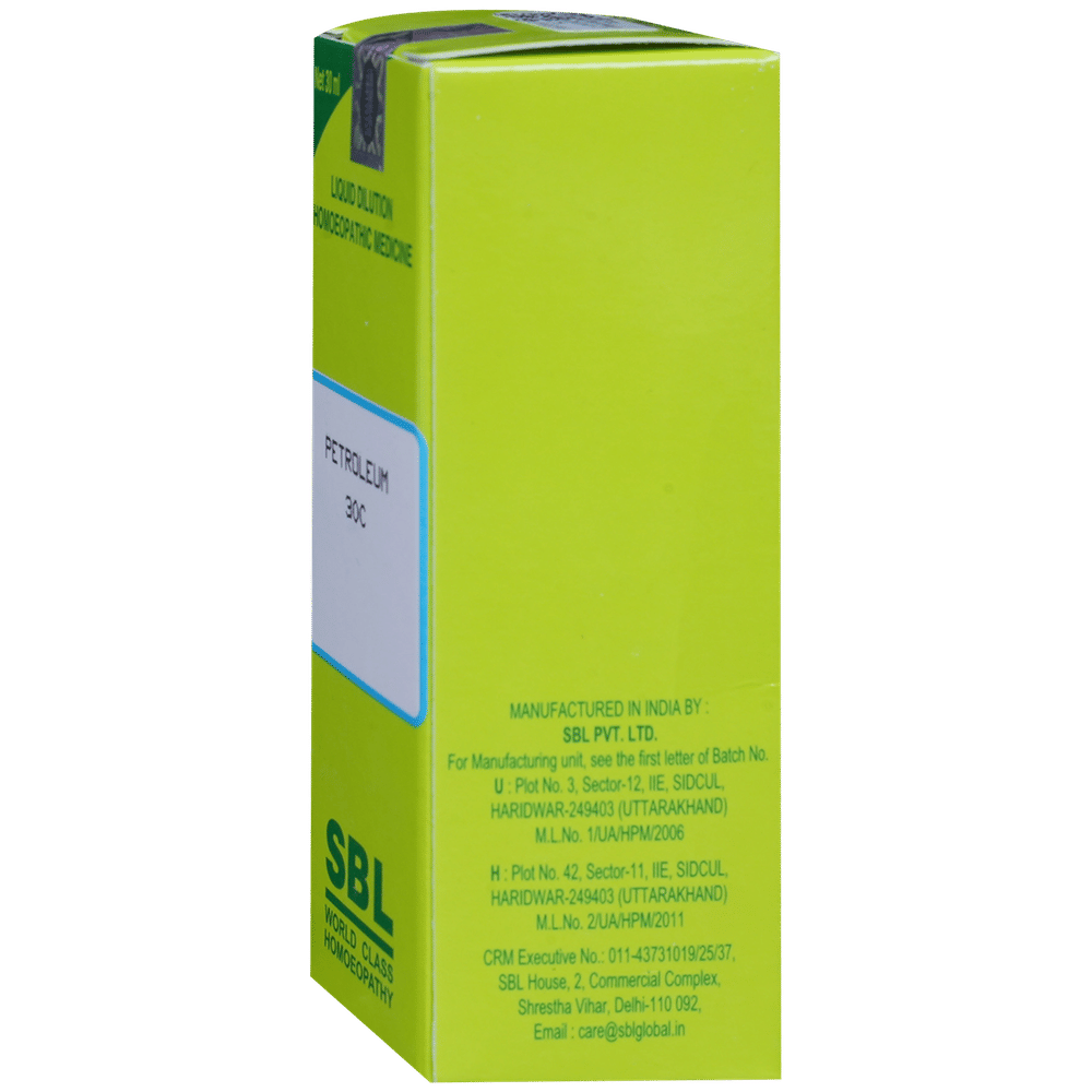 SBL Petroleum Dilution 30 CH bottle of 30 ml Dilution
