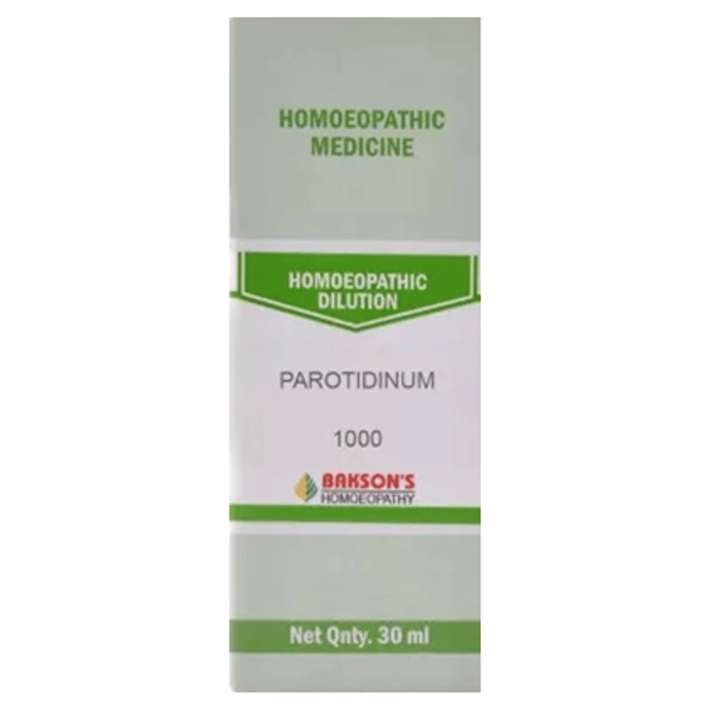 Bakson's Homeopathy Parotidinum Dilution 1000 CH bottle of 30 ml Dilution