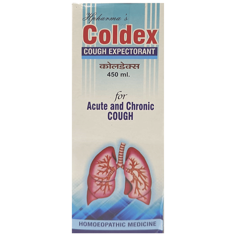 HHP Coldex Cough Expectorant bottle of 450 ml Expectorant