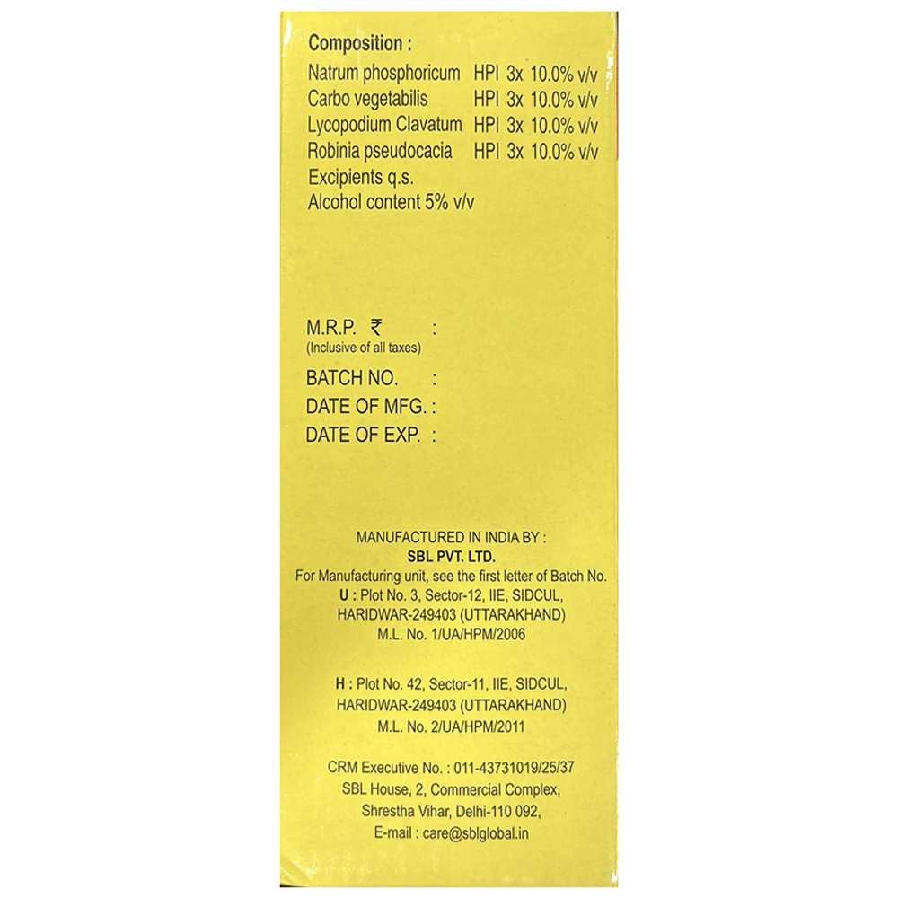 SBL Nixocid Syrup bottle of 500 ml Syrup