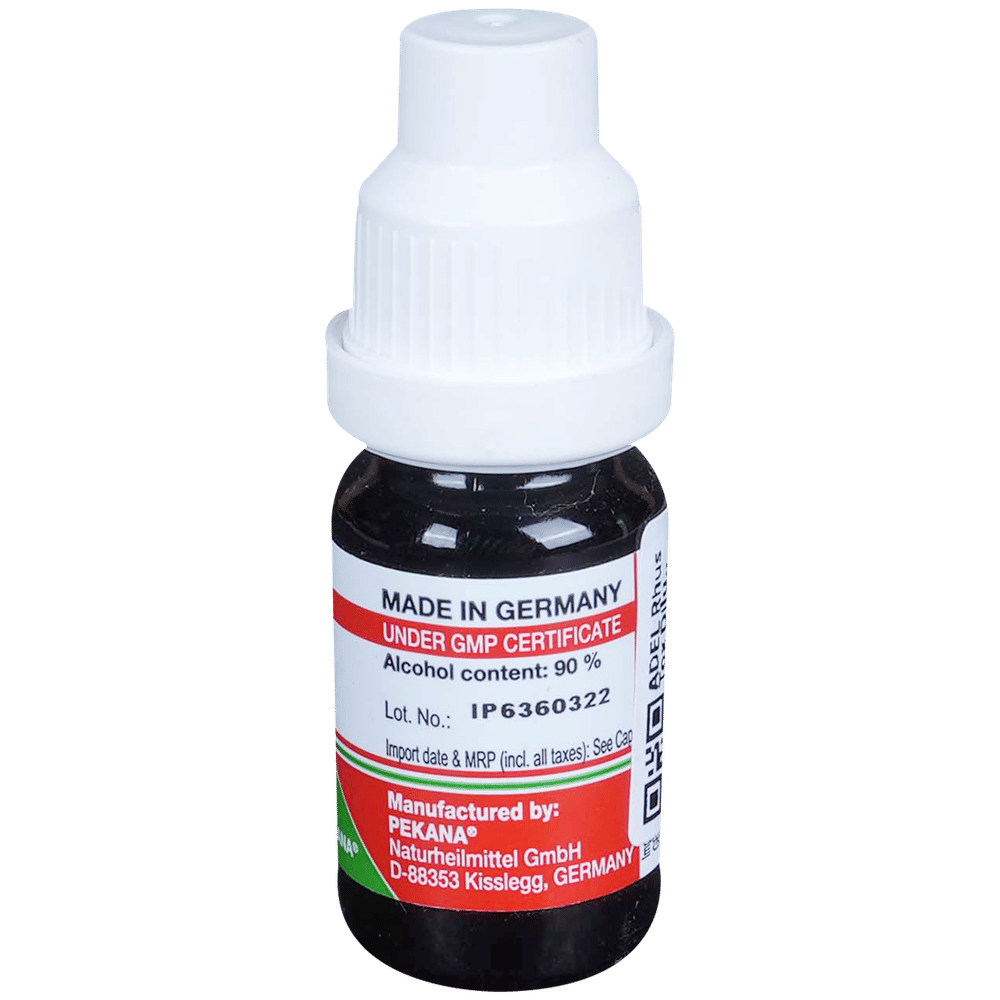 ADEL Rhus Tox Dilution 200 bottle of 10 ml Dilution ADEL Rhus Tox Dilution 200 bottle of 10 ml Dilution