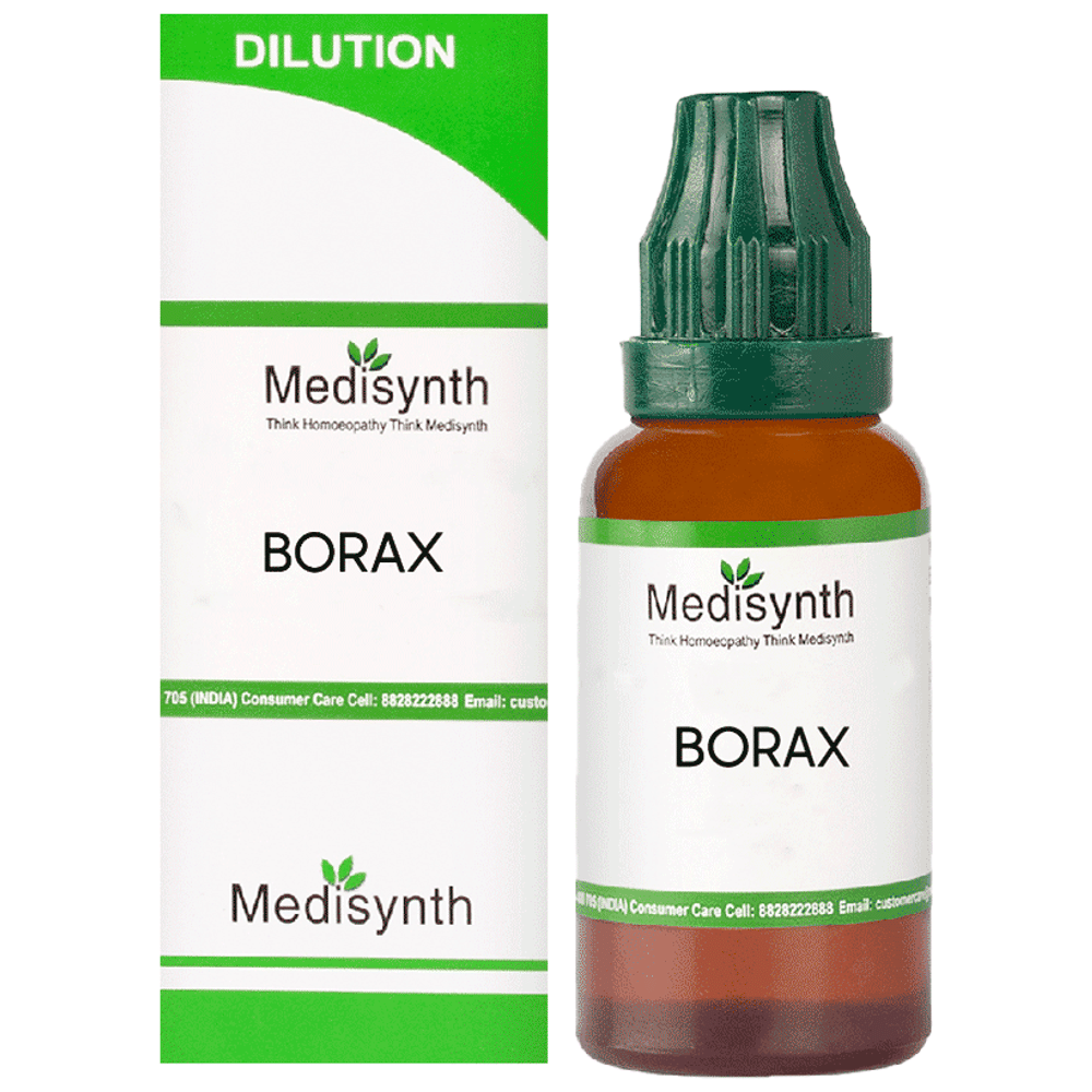 Medisynth Borax Dilution 200 bottle of 30 ml Dilution